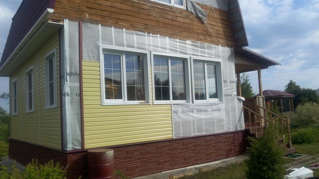 Ремонт фасада дачи сиб панелями Саратов