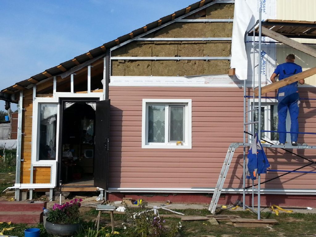 Ремонт фасадов частного дома