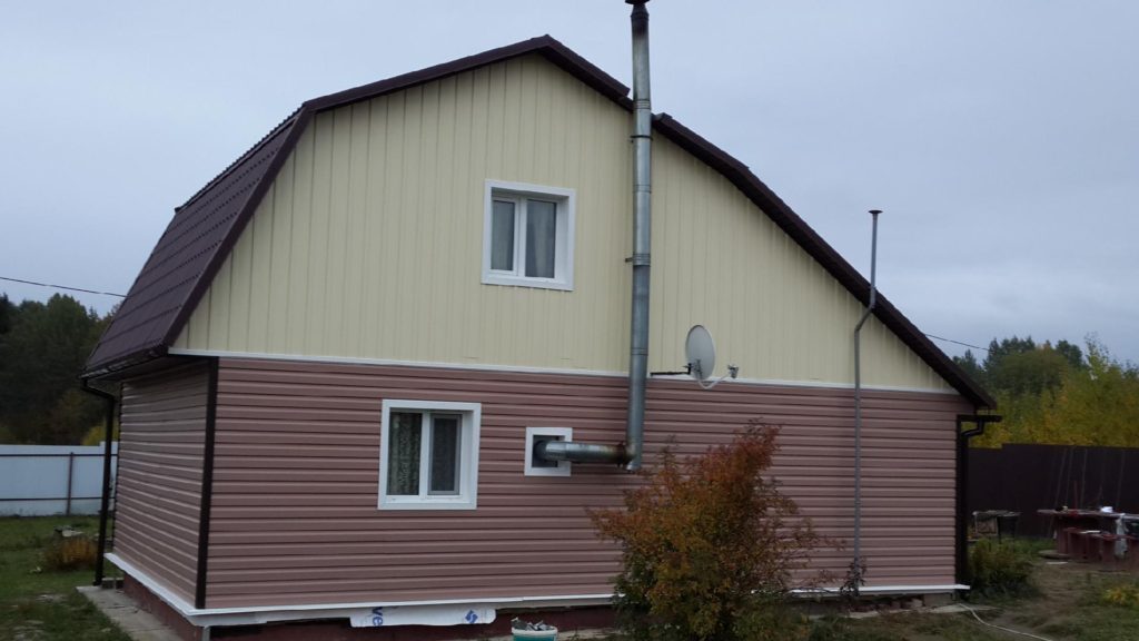 Восстановление фасадв коттеджа сиб панелями Саратов